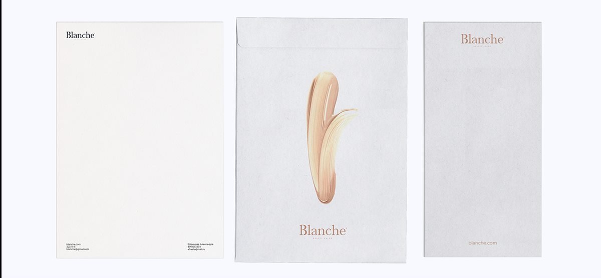 BLANCHE女性時尚用品品牌設計  文件袋展示